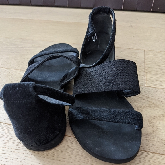 Via Spiga Black Suede Sandals - Picture 3 of 7